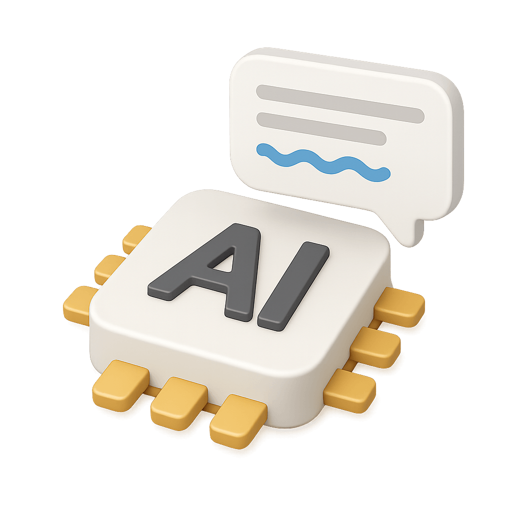 AI implementation and automation illustration