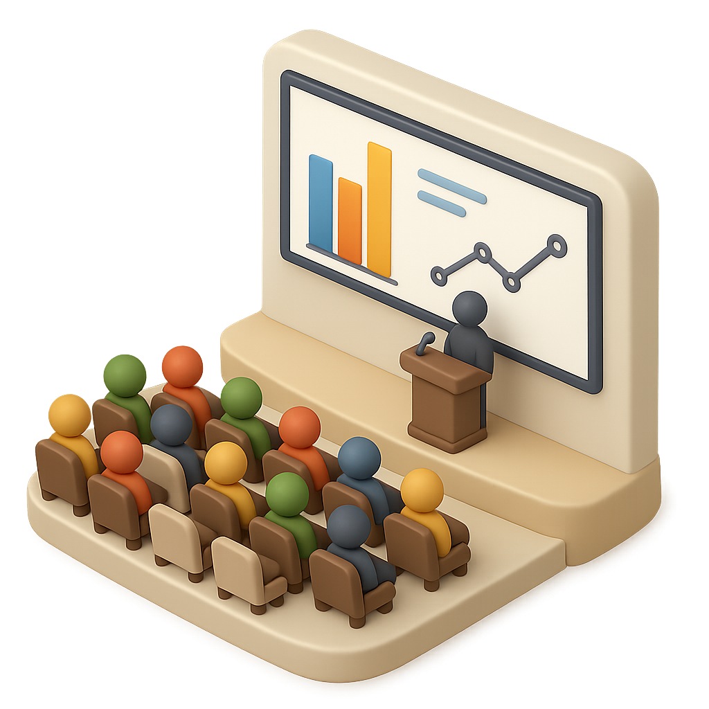 Illustration of team learning AI skills